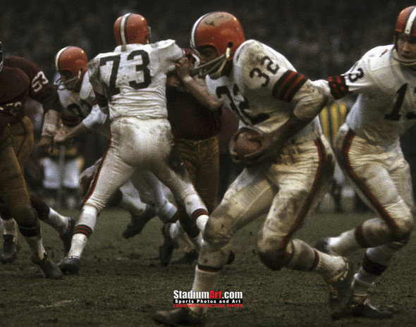 Cleveland Browns Jim Brown Football Photo Print 03 8x10-48x36