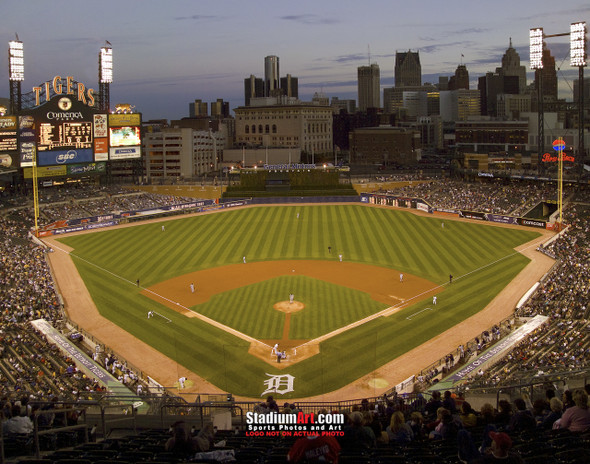 Detroit Tigers Comerica Park Baseball Stadium Photo Print 01 8x10-48x36