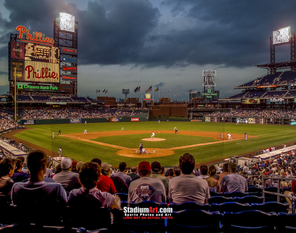 Philadelphia Phillies Citizens Bank Park Baseball Stadium Photo Art Print 8x10 or 11x14 or 40x30 StadiumArt.com Sports Photos