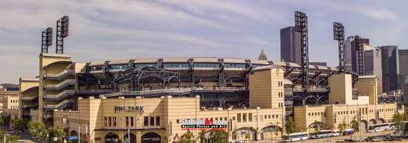 Aerial Photo of PNC Park - Pittsburgh Pirates Stadium - Pittsburgh,  Pennsylvania - 8x10