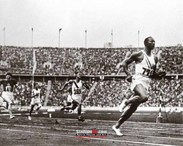Jesse Owens Track Running Olympics 8x10 or 11x14 or 40x30 photo StadiumArt.com Sports Photos