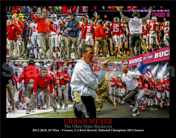 Urban Meyer Ohio State Buckeyes Head Coach