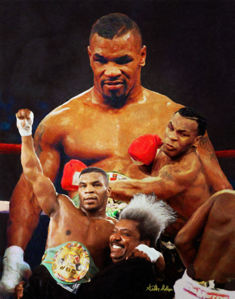 Mike Tyson Boxer Boxing Art Print 2510 8x10-48x36