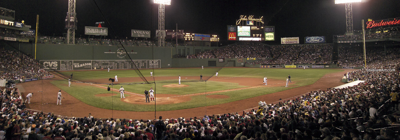 Boston Red Sox Fenway Park The Green Monster Framed Picture