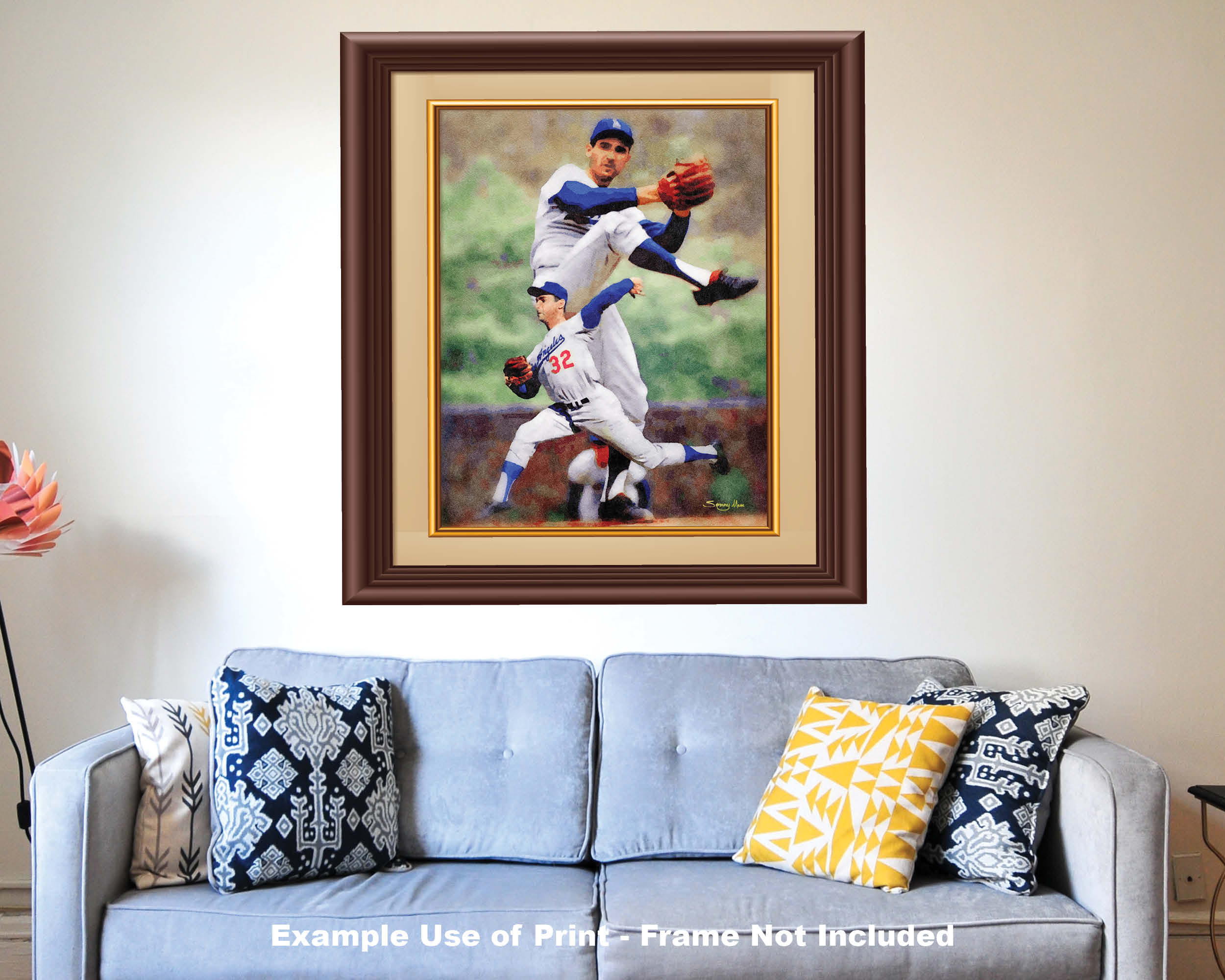 Los Angeles Dodgers Baseball Sandy Koufax LA Brooklyn 8x10 to 48x36 Photo,  Art, Print