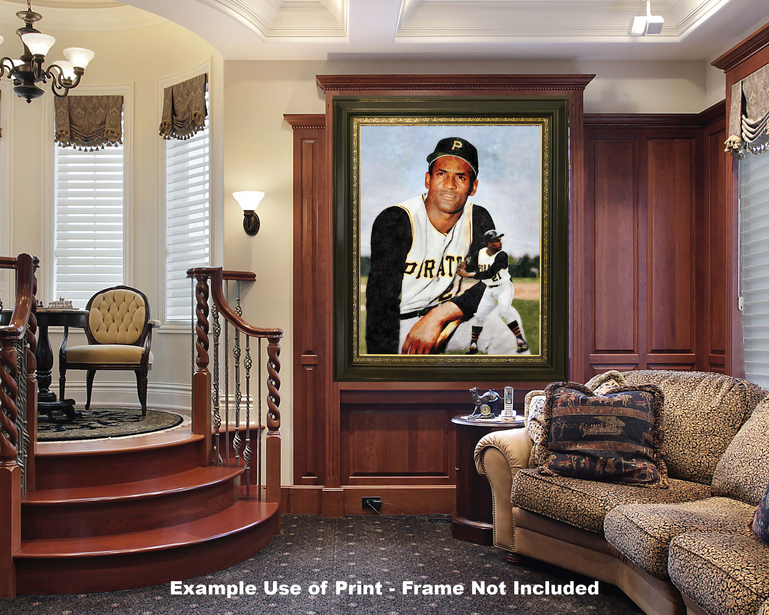 Roberto Clemente Pittsburgh Pirates MLB Baseball Right Fielder HOF Hall of  Fame Art Print 1WC2 8x10-40x60in