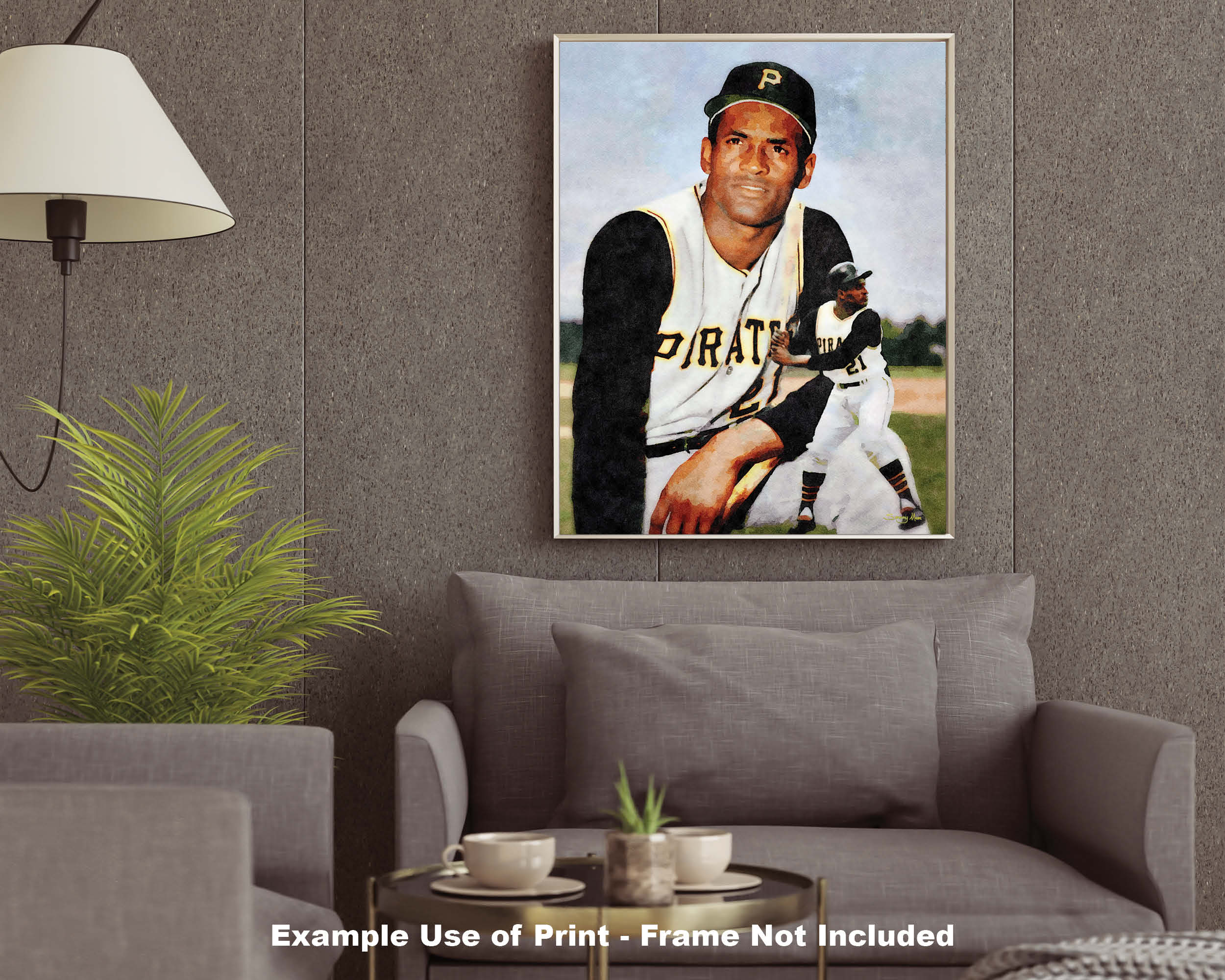 Pittsburgh Pirates Roberto Clemente Baseball Player 8x10 to 48x36 Photo 52
