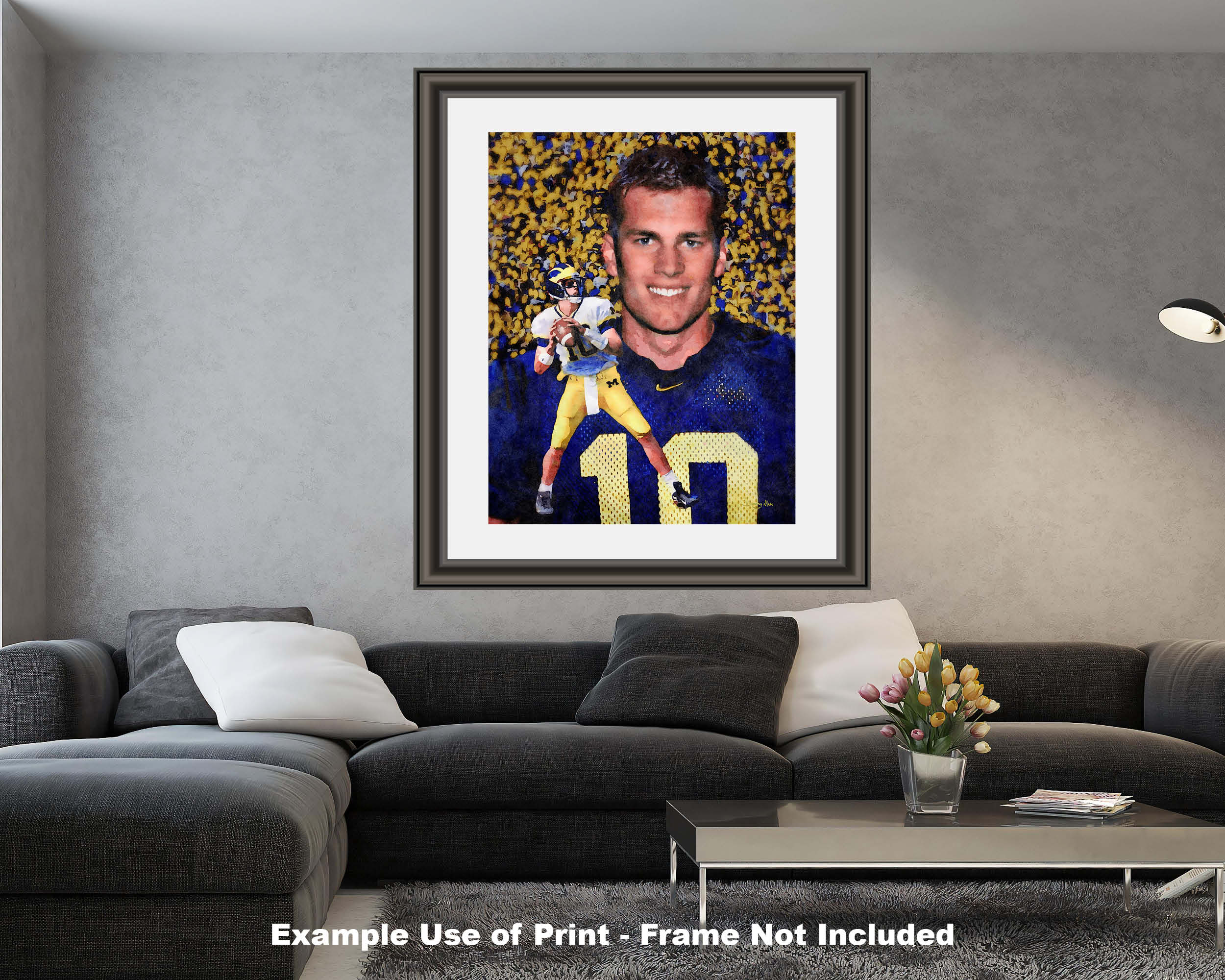 Tom Brady Michigan Wolverines Framed 23'' x 27'' 5-Photo Collage