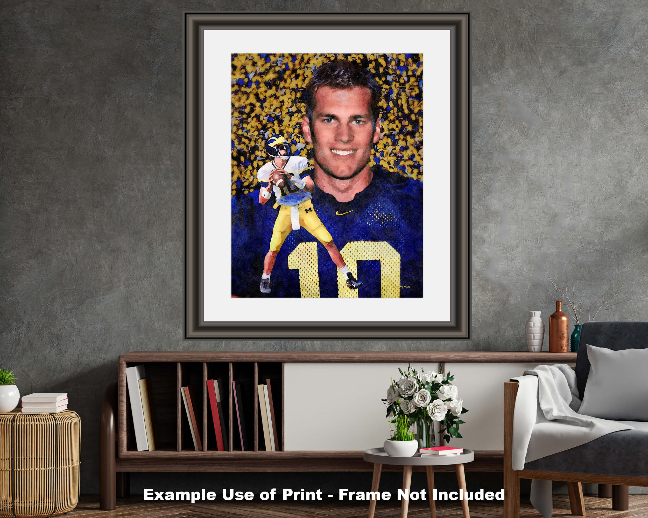 Tom Brady Michigan Wolverines Framed 15 x 17 Stars of the Game Collage -  Facsimile Signature - College Player Plaques and Collages at 's  Sports Collectibles Store