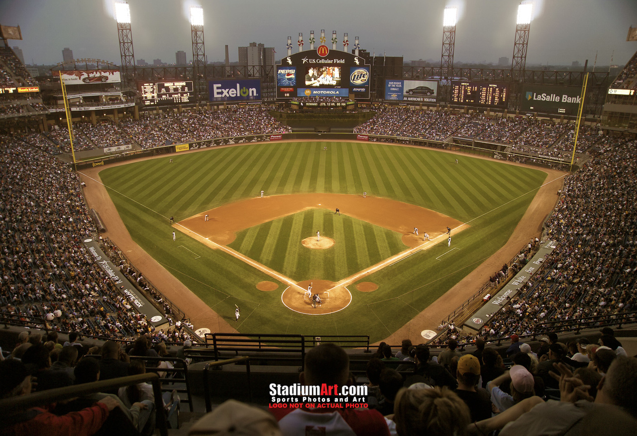 Chicago White Sox MLB Baseball Stadium Photo 02 8x10-48x36