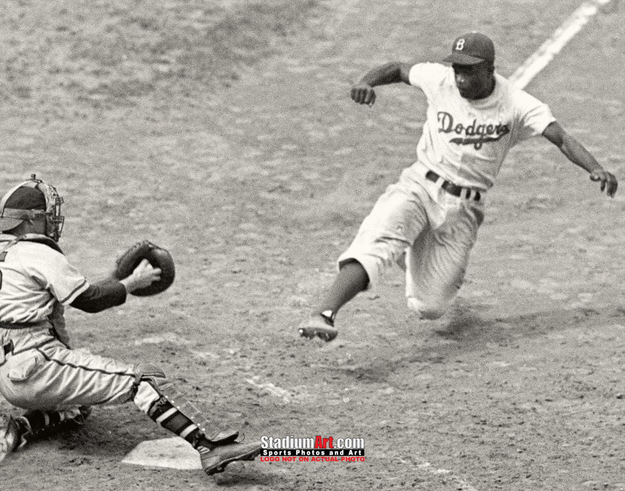 Jackie Robinson, American professional Baseball Player Art Print