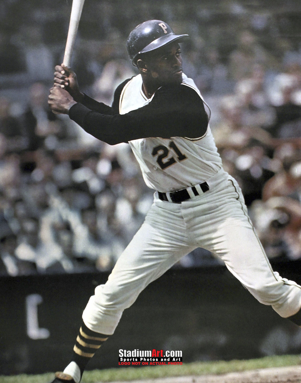 Pittsburgh Pirates Roberto Clemente Baseball Player 8x10 to 48x36