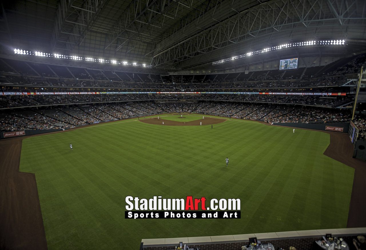Houston Astros Minute Maid Park Baseball Stadium Field 8x10 to