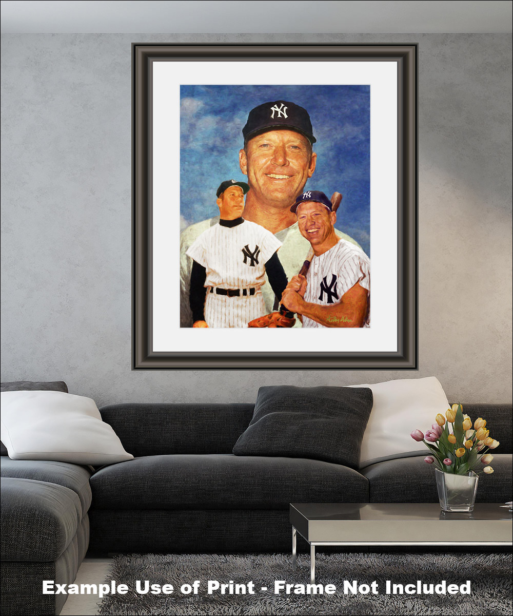 Yankees Series Mickey Mantle fine art print –