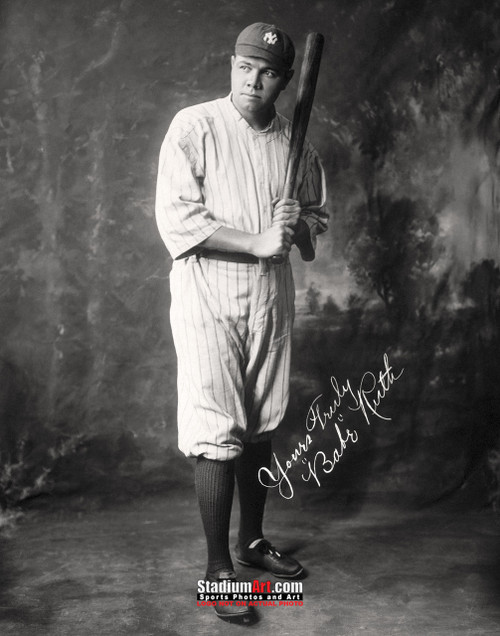 New York Yankees Babe Ruth NY Baseball 8x10 to 48x36 Photo 52