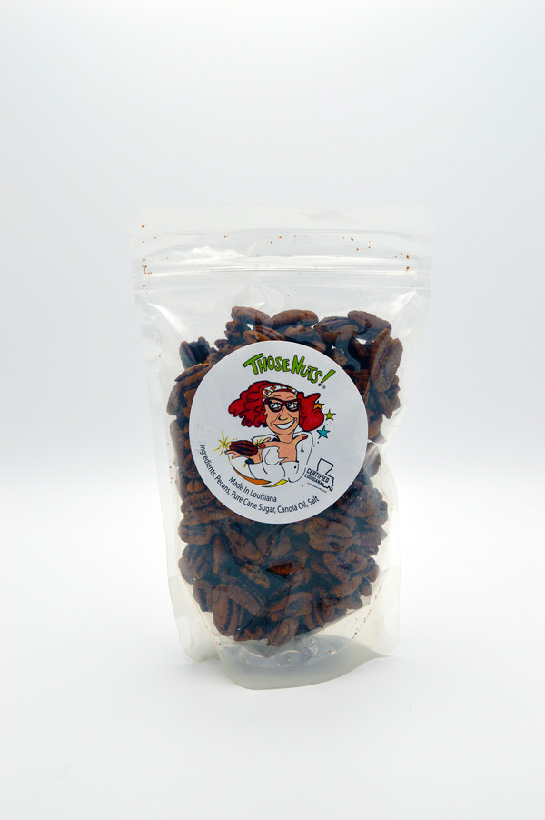 Eight Ounce Bag of Glazed Pecans
