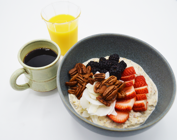 Berry Pecan Overnight Oats for One