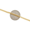 10K Yellow Gold 3.50mm Super Solid Miami Cuban Link Chain Necklace 18-30 Inches