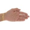 10-karätiges Gelbgold, 10,75 mm, supersolides Miami-Kubaner-Gliederarmband, Kastenverschluss, 20,3–22,9 cm