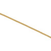 10K Yellow Gold 1.90mm Hollow Franco Chain 3D Square Box Necklae 18 - 30 Inches