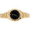 10 K gul guld Herre Geneve Classic 32 mm Nugget Watch Sort eller Champagne Urskive