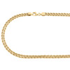 14K Yellow Gold 4.50mm Italian Twisted Double Rope Link Chain Fancy Necklace 18"