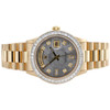 Reloj Rolex President Day-Date de 36 mm con diamantes de talla princesa y bisel personalizado de 4,80 ct.