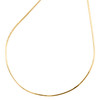 10K Yellow Gold 0.65mm Solid Diamond Cut Round Snake Chain Necklace 16" - 24"