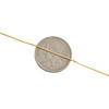 10K Yellow Gold 0.65mm Solid Diamond Cut Round Snake Chain Necklace 16" - 24"