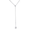 Solid 18K White Gold Rosary Designer Inspired 40cm Necklace - Special Order Only