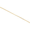 10K Yellow Gold 1.20mm Oval Link Cable Chain Fancy Italian Necklace 16 - 24 Inch