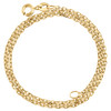 10K Yellow Gold 1.20mm Oval Link Cable Chain Fancy Italian Necklace 16 - 24 Inch