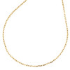 10K Yellow Gold 1.20mm Oval Link Cable Chain Fancy Italian Necklace 16 - 24 Inch