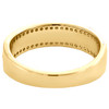 14K Yellow Gold Channel Set Diamond Braided Wedding Band 6mm Weave Ring 1/3 CT.