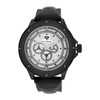 Men's Ice Mania IM3062 Genuine Diamond Black PVD Gear Track Dial Watch 0.08 CT.