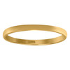 ehering aus 10 Karat Gelbgold, Unisex, massiv, schlicht, normale Passform, 2 mm, Größen 5–13