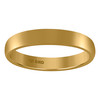 10K Yellow Gold Unisex Hollow Plain Comfort Fit 4mm Wedding Band Sizes 5 - 13