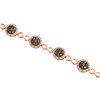 unendliches 8-mm-Statement-Armband aus 10 Karat Roségold mit braunem Diamant, 7 Zoll | 2,20 ct.