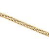 Mens 10K Yellow Gold 6mm Hollow Miami Cuban Link Box Clasp Bracelet 8 - 9 Inch