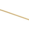 bracelet à fermoir mousqueton à maillons cubains miami creux en or jaune 10 carats de 2,90 mm 7 à 8 pouces