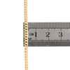 10 karat gult guld 2,90 mm hule miami cubanske link chain hummer halskæde 18-26 tommer