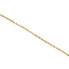 14K Yellow Gold 1.50mm Solid Diamond Cut Rope Chain Link Necklace 16 - 26 Inches