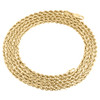 14K Yellow Gold 2mm Solid Diamond Cut Rope Chain Link Necklace 16 - 30 Inches