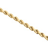 5 mm massive Seilkette aus 14 Karat Gelbgold mit Diamantschliff, 50,8–76,2 cm