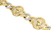 Diamond Lion Head & Miami Cuban Link Bracelet 10K Yellow Gold 3D Design 1.26 Tcw