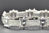 Genuine Diamond Bracelet 10K White Gold Pave Set Round Cut 8.5 Inch 1.42 CT