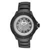 Montre Ice Mania IM3503MI pour homme en véritable diamant noir PVD avec bracelet en métal 0,08 CT.