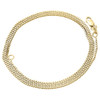 10K Yellow Gold 1MM Solid Box Chain Necklace 16", 18", 20", 22" & 24" Length