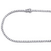 10K White Gold 1 Row Diamond Tennis 3mm Choker Link Chain 22" Necklace 1.33 CT.