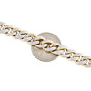 10K Yellow Gold 9.50mm Round Diamond Miami Cuban Statement 8.75" Bracelet 2 CT.
